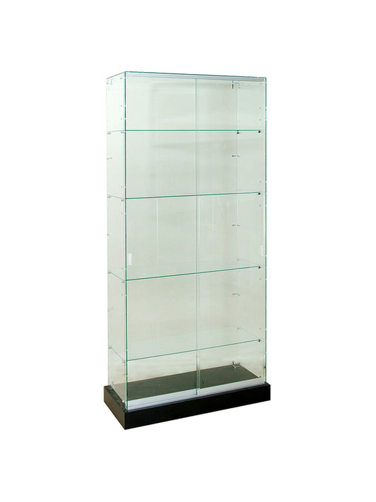 36" Frameless Glass case